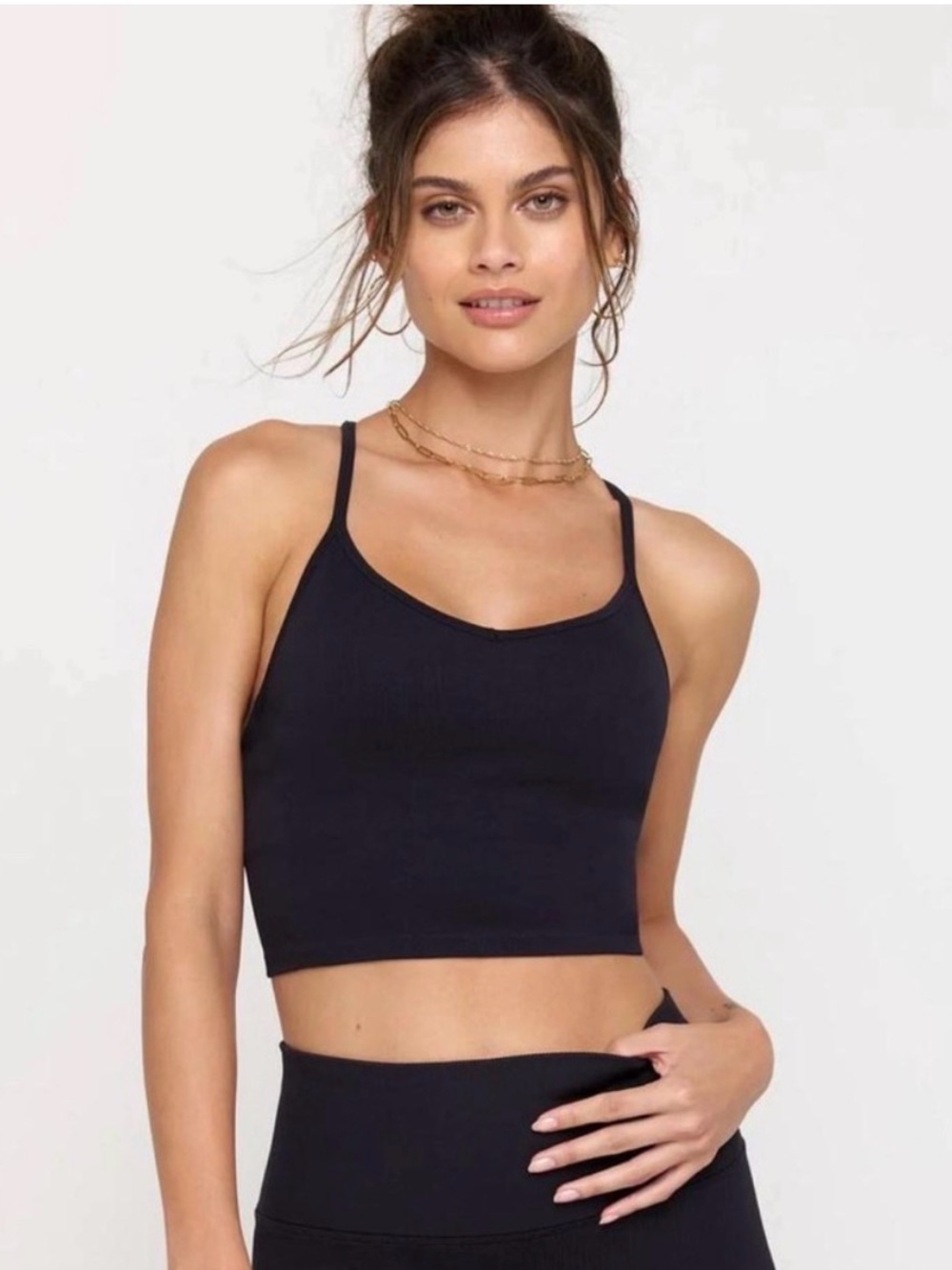 NEW SPIRITUAL GANGSTER Bryn Seamless Crop Tank
